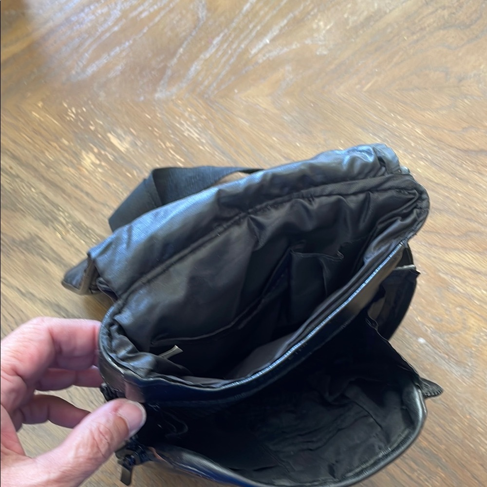 Black Leather Crossbody Bag - Picture 3 of 7